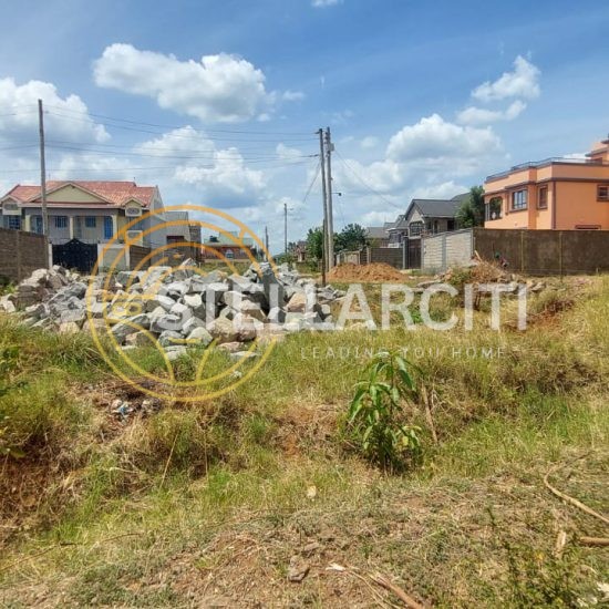 40 by 80 plot for sale in Highway Estate with scenic views of Ruiru Golf Club